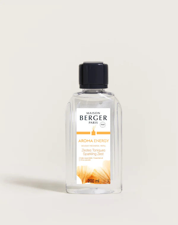 Maison Berger - Pálcás Diffúzor Utántöltő 200ml - Aroma Energy-Ragyogó Életkedv