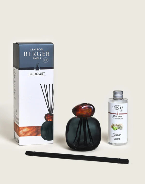 Maison Berger - Mineral Black & Wilderness 180 ml |Pálcás Diffúzor