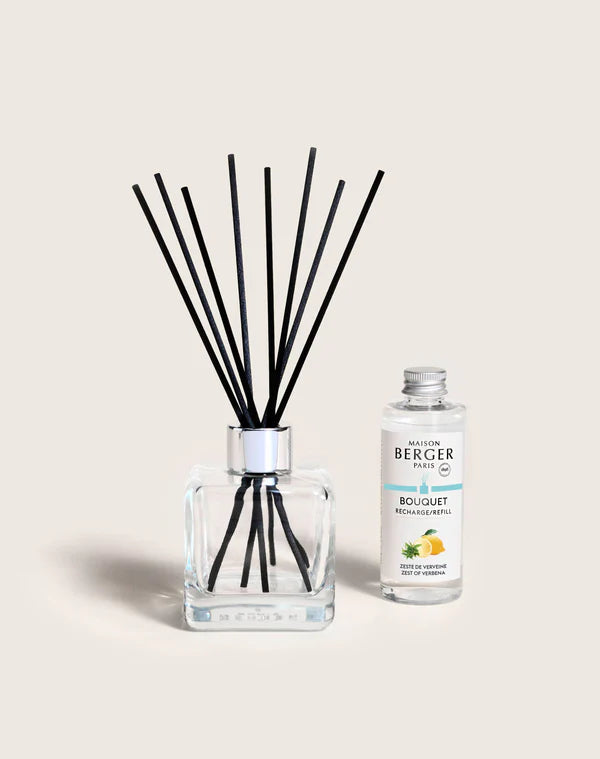 Maison Berger - Pálcás Diffúzor Cube 125ml - Üdítő Verbéna