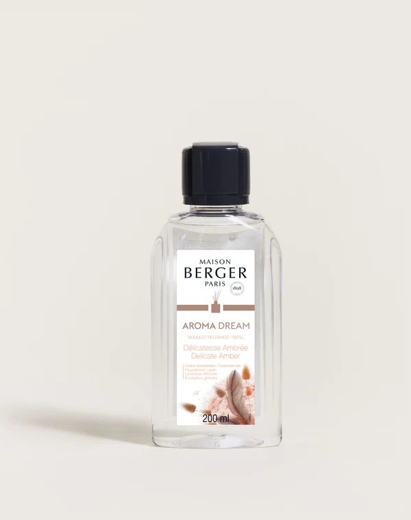 Maison Berger - Pálcás Diffúzor Utántöltő 200ml - Aroma Dream-Lágy Ámbra
