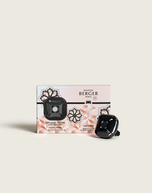 Maison Berger - Eternity Gun Metal & Lady Flower | Autóillatosító Szett