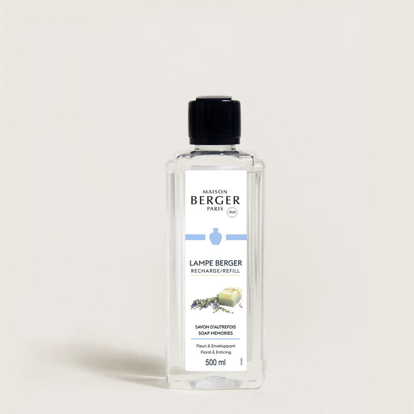 Maison Berger - Katalitikus Lámpa Utántöltő 500ml - Szappanos Emlékek