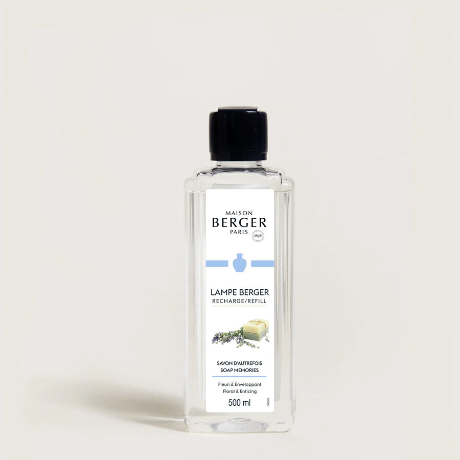 Maison Berger - Katalitikus Lámpa Utántöltő 500ml - Szappanos Emlékek