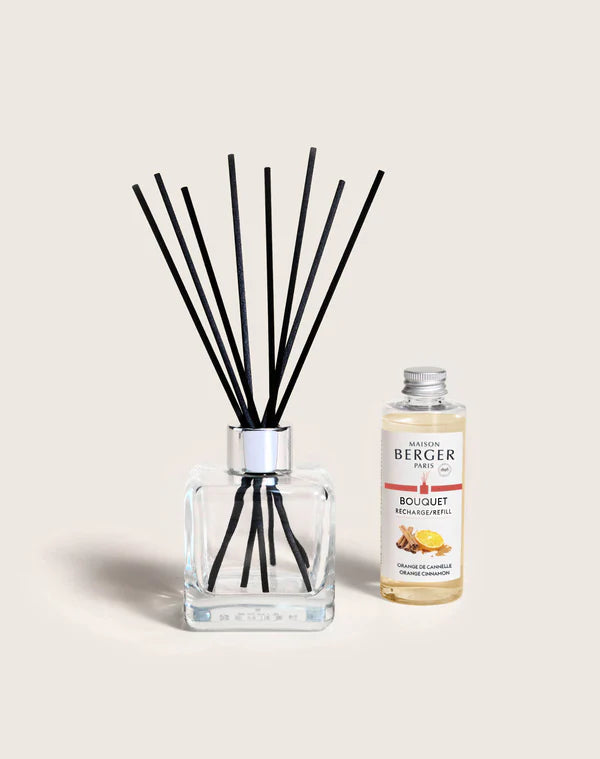 Maison Berger - Pálcás Diffúzor Cube 125ml - Narancs Fahéj