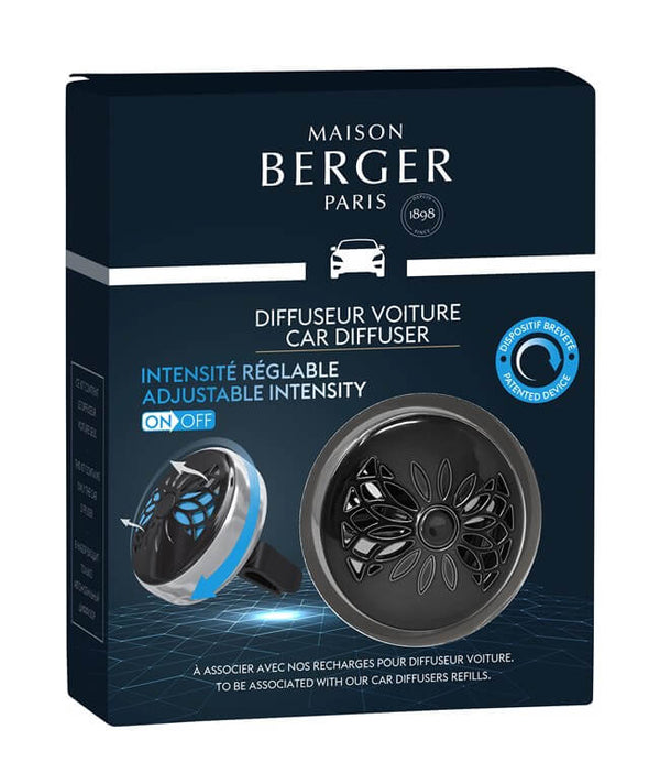 Maison Berger - Autóillatosító Tok Flower - Fekete