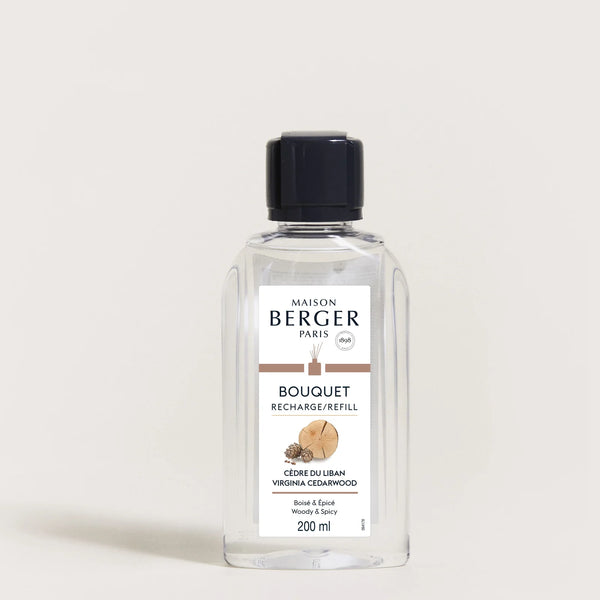 Maison Berger – Virginiai Cédrus Pálcás Diffúzor Utántöltő (200 ml)