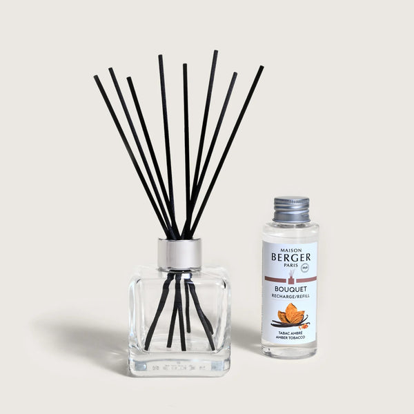 Maison Berger - Cozy Musk | Difuzér s tyčinkami | Kocka | 100 ml